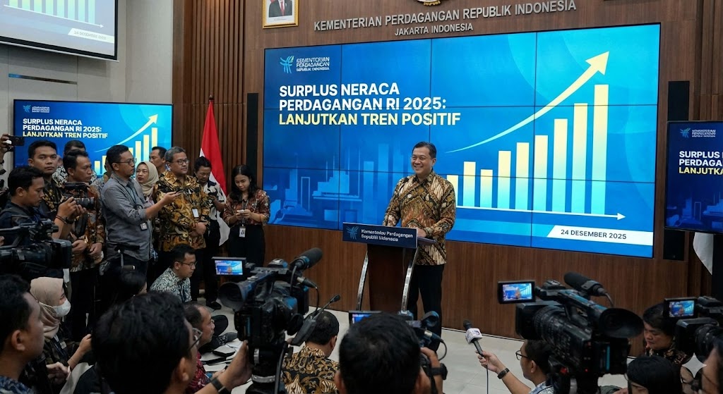 Surplus Neraca Perdagangan RI 2025 Lanjutkan Tren Positif